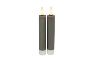 Dinerkaars rustiek Ø2,2CM LED ro Lyon S s2 grijs